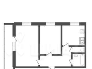 2-к кв. Москва Пятницкое ш., 7 (53.5 м²)