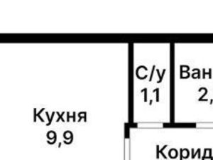 1к квартира около метро Бульвар Дмитрия Донского