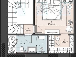 2-комнатная квартира: Москва, 2-й Павелецкий проезд, 4 (62.8 м²)