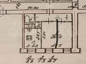 2-комнатная квартира: Санкт-Петербург, улица Достоевского, 5 (41.4 м²)