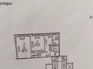 2-к кв. Санкт-Петербург ул. Турку, 32К1 (44.5 м²)
