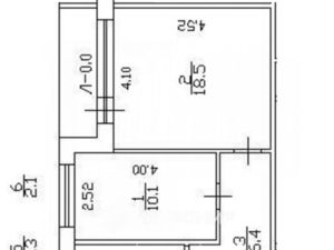 2-к кв. Санкт-Петербург ул. Есенина, 32К1 (46.3 м²)