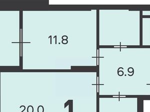 1-к кв. Москва Клинская ул., 2Ак7 (48.5 м²)